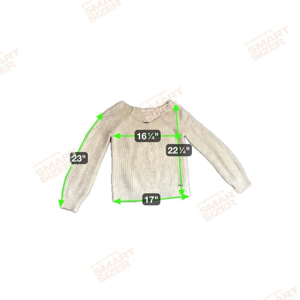Abercrombie‎ & Fitch Pullover Knit Sweater Size M V-Neck Preppy Y2K Academia